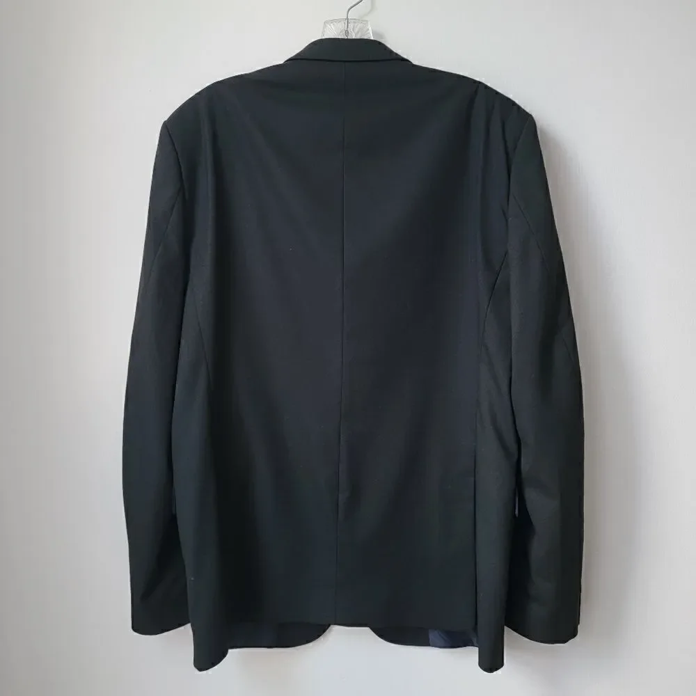 ZARA MAN Black Slim Fit Suit Jacket Size 52